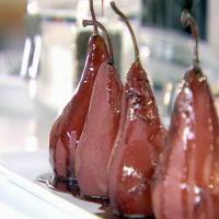 Spiced Red Wine-Poached Pears image