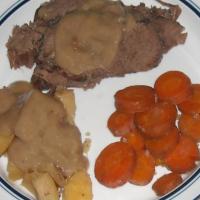 Easy Pot Roast and Veggies + Gravy (Crock Pot)_image
