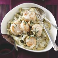 Scallops in Sage Cream for Two image