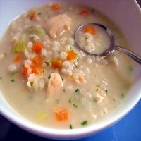 Chunky Chicken and Barley Soup_image