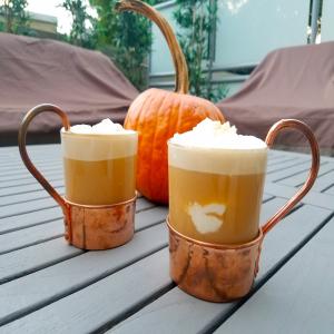 Pumpkin Butterbeer With Cinnamon Whipped Cream image