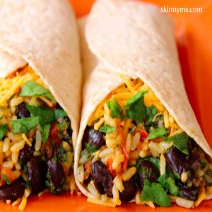 Spinach & Bean Burrito Wrap Recipe - (4.4/5)_image