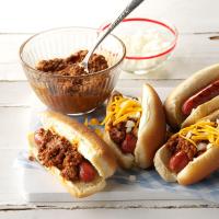 Beefy Chili Dogs image