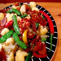 Burmese Veggies With Hot Peppers image