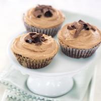 Brownie Cupcakes with Peanut Butter Frosting image