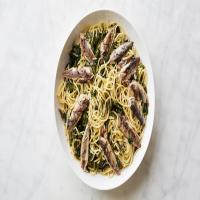 Pasta with Grilled Sardines and Bitter Greens_image