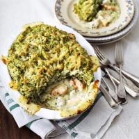 Puffed salmon & spinach fish pie image