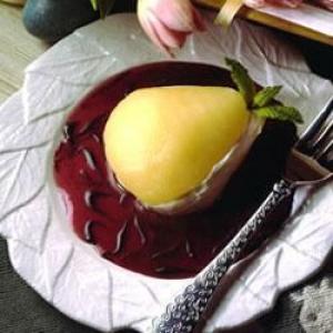 Cream Cheese Stuffed Pears_image