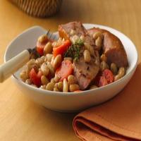 Braised Sausage and Beans image