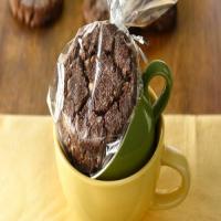 Chocolate Toffee Crinkle Cookies image