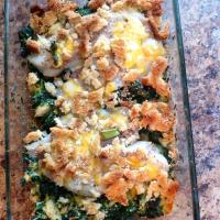 Aunt Carol's Spinach and Fish Bake image