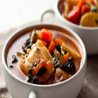 Mediterranean Fish Chowder With Potatoes and Kale_image