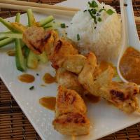 Chicken Satay With Peanut Sauce image