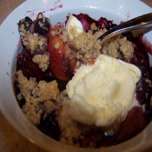 Common Grill Peach, Blueberry and Blackberry Cobbler image