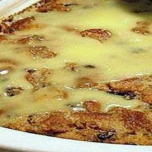 Bread Pudding with Vanilla Caramel Sauce Recipe - (4.8/5) image