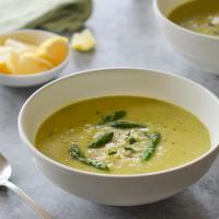 Asparagus Soup with Lemon and Parmesan_image