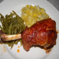 Easy Oven Roasted Barbecue Turkey Legs image