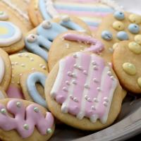 Egg Shaped Sugar Cookies Recipe by Tasty_image