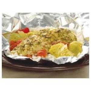 Foil-Pack Chicken and Artichoke Dinner_image