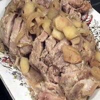 Crock Pot Mushroom Pork With Apples_image