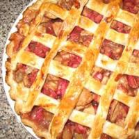 Fast Apple Rhubarb Pie image