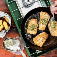 Seared Cod With Potato and Chorizo Foil Pack Dinner image