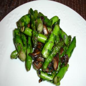 Asparagus and Mushroom Saute With Cilantro image