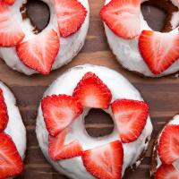 Strawberry Cheesecake Old-fashioned Donuts Recipe by Tasty_image