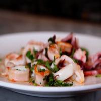 Sauteed Squid with Chiles, Mint and Lime image