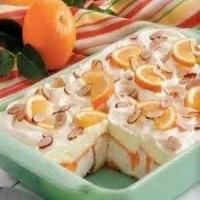 Orange Angel Food Cake Dessert image