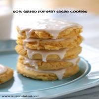 Soft Glazed Pumpkin Sugar Cookies Recipe - (4.5/5) image
