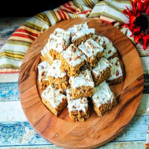 Frosted Spicy Sweet Potato Bars image