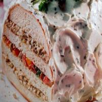 Pesto Chicken and Roasted Vegetable Sandwich Loaf_image