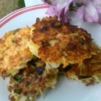Crab, Prosciutto & Green Onion Potato Cakes! #5FIX_image