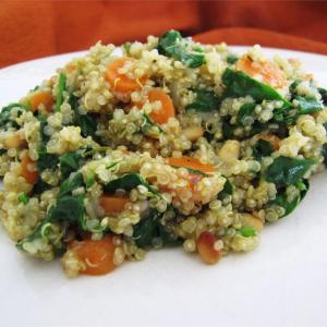 Carrot, Tomato, and Spinach Quinoa Pilaf_image