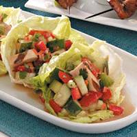Asian Chicken Salad Lettuce Cups image