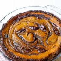 Nutella Swirl Pumpkin Pie_image