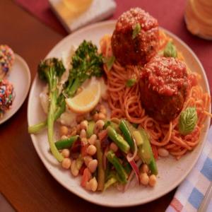 Spaghetti and Juicy Lucy Meatballs image