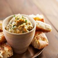 Indian Eggplant and Onion Dip with Pita Chips_image