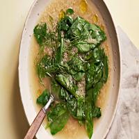 Lemony Quinoa-and-Spinach Soup image