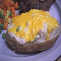 Twice Baked Potatoes With Seafood Topping image
