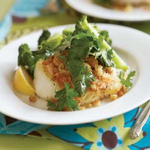 Sear-Roasted Haddock or Cod with Horseradish Aïoli & Lemon-Zest Breadcrumbs Recipe - (4.5/5) image