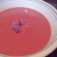 Purple Passion Soup! Cauliflower and Potato Soup image
