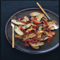 Roasted Fingerlings with Red and Yellow Pipérade image