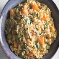 Risotto with Butternut Squash, Leeks, and Basil_image