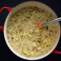 Vegetarian Creamy Cabbage Potato Soup_image