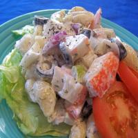 Creamy Crab Pasta Salad image