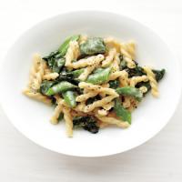 Pasta with Snap Peas, Basil, and Spinach image