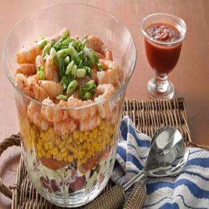 Layered Shrimp Boil Salad image