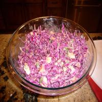 Crunchy Red Cabbage Slaw Salad image